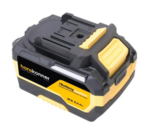 Аккумулятор Hanskonner 18 В, 1BatterySystem, 6.0 Ач HBP2006