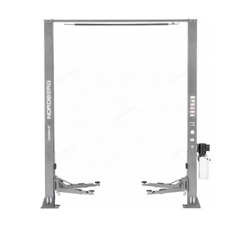 Подъемник NORDBERG 220 V, 2х стоечный, 4 т, с верхней синхронизацией, H 3,6 м, серый N4120H-4G_220