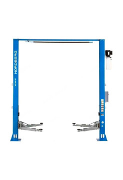 Подъемник NORDBERG 380 V, 2х стоечный, 4 т, с верхней синхронизацией, H 3,6 м, с электростопорами, синий N4120HE-4B_380
