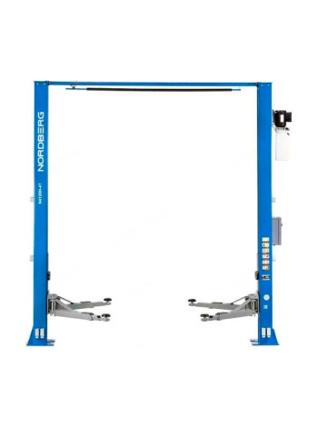 Подъемник NORDBERG 380 V, 2х стоечный, 4 т, с верхней синхронизацией, H 3,6 м, с электростопорами, синий N4120HE-4B_380