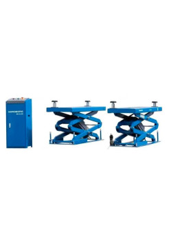 Подъемник ножничный NORDBERG 3.5т, с встроенными адаптерами для SUV авто, 220В (синий) N631-3,5B_220