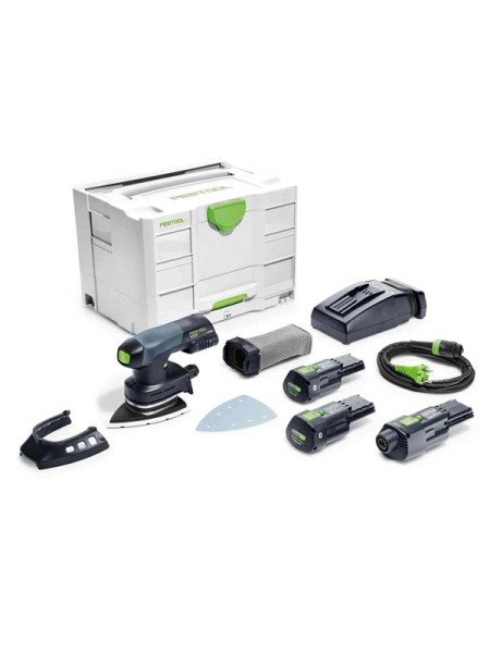 Аккумуляторная дельтавидная шлифовальная машинка DTSC 400 Li 3,1 I-Set