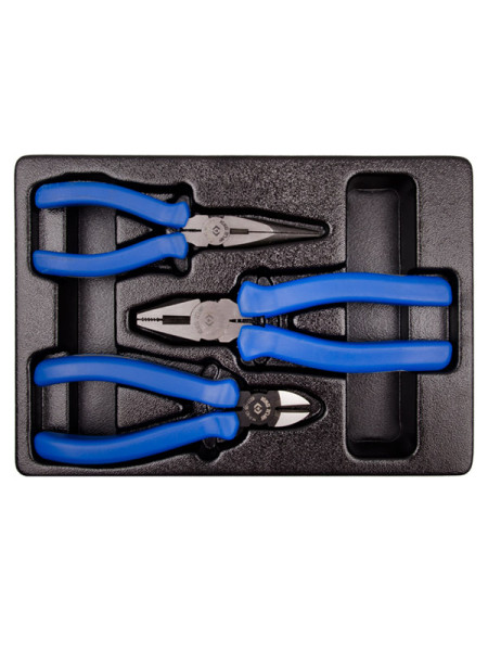 Набор плоскогубцев и бокорезов, ложемент KING TONY 9-40103GP
