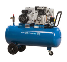 Компрессор поршневой с ременным приводом, объем 100л NORDBERG ECO NCE100/400-220