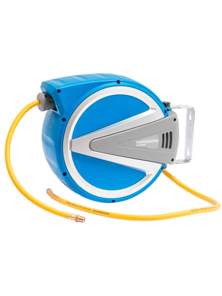 Пневматический шланг на самоскручивающийся катушке, 15 м NORDBERG HR0815HPVC