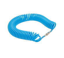 Шланг полиуретановый спиральный 8х12мм, с переходниками, 15м NORDBERG HS0815PU