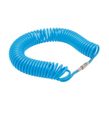 Шланг полиуретановый спиральный 8х12мм, с переходниками, 15м NORDBERG HS0815PU