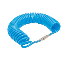Шланг полиуретановый спиральный 8х12мм, с переходниками, 10м NORDBERG HS0810PU