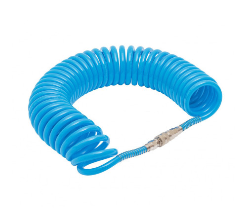 Шланг полиуретановый спиральный 8х12мм, с переходниками, 10м NORDBERG HS0810PU