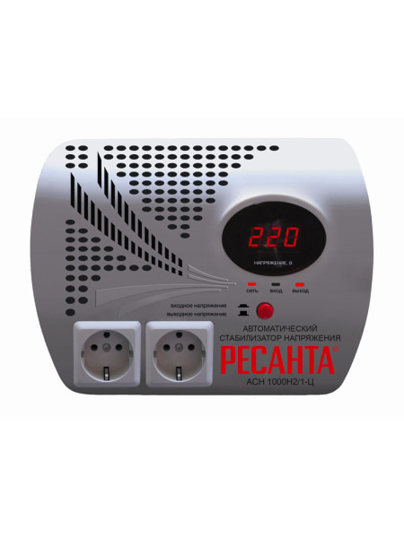 Однофазный цифровой стабилизатор Ресанта ACH-1000Н2/1-Ц
