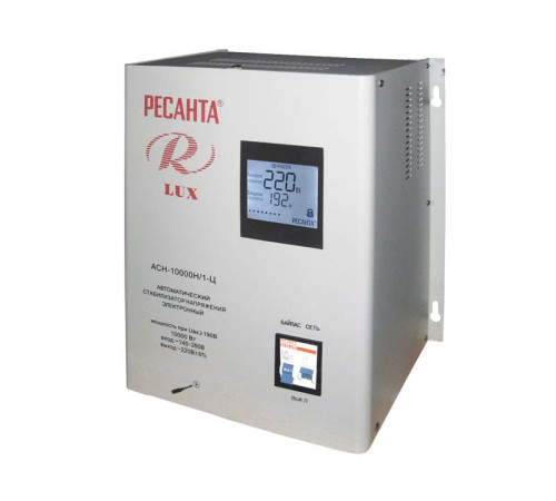 Стабилизатор напряжения Ресанта АСН 10000 Н/1-Ц Lux