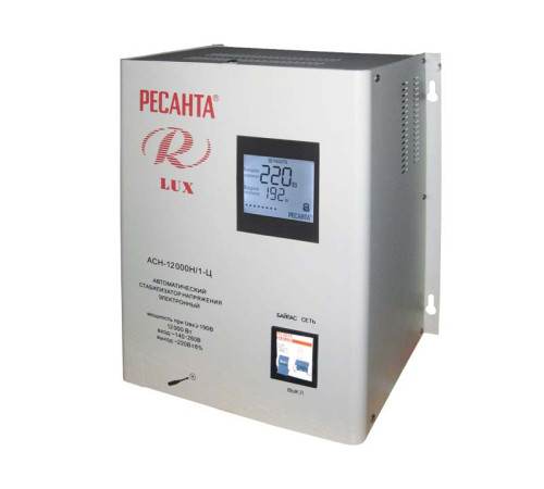 Стабилизатор напряжения Ресанта АСН 12000 Н/1-Ц Lux