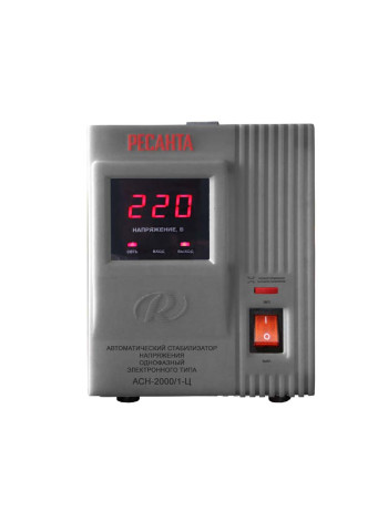 Стабилизатор напряжения однофазный Ресанта АСН 2000/1-Ц