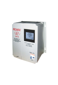 Однофазный стабилизатор напряжения Ресанта АСН 5000 Н/1-Ц Lux