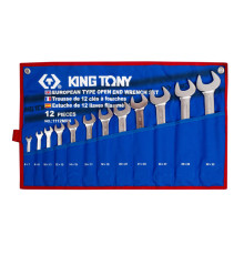 Набор рожковых ключей, 6-32 мм, 12 предметов KING TONY 1112MRN