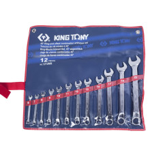 Набор комбинированных ключей, 6-22 мм, 12 предметов KING TONY 1272MR