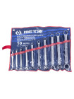 Набор накидных ключей, 6-32 мм, 10 предметов KING TONY 1710MR