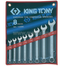 Набор комбинированных ключей, 10-22 мм, 8 предметов KING TONY 1208MR