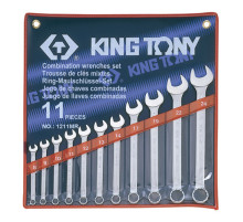 Набор комбинированных ключей, 8-24 мм, 11 предметов KING TONY 1211MR