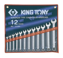 Набор комбинированных ключей, 8-22 мм, 12 предметов KING TONY 1212MR