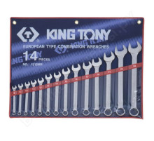 Набор комбинированных ключей, 8-24 мм, 14 предметов KING TONY 1215MR01