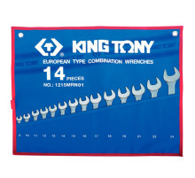 Набор комбинированных ключей, 8-24 мм, 14 предметов KING TONY 1215MRN01