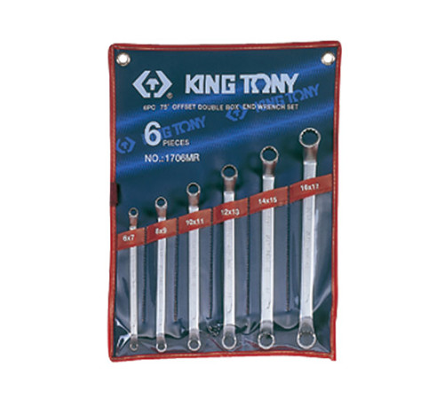 Набор накидных ключей, 6-17 мм, 6 предметов KING TONY 1706MR