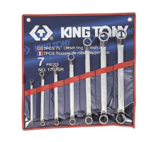 Набор накидных ключей, 1/4-9/8, 7 предметов KING TONY 1707SR