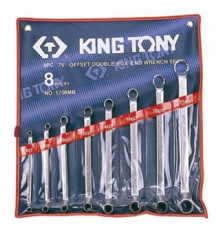 Набор накидных ключей, 6-23 мм, 8 предметов KING TONY 1708MR