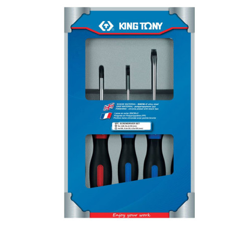 Набор отверток в коробке, 5 предметов KING TONY 30115MR