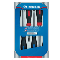 Набор отверток в коробке, силовые, 6 предметов KING TONY 30206MR
