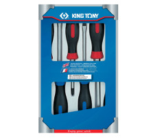 Набор отверток в коробке, силовые, 6 предметов KING TONY 30206MR