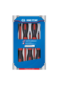 Набор отверток, диэлектрические, 7 предметов KING TONY 30617MR