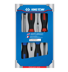 Набор отверток в коробке, 6 предметов KING TONY 31216MR
