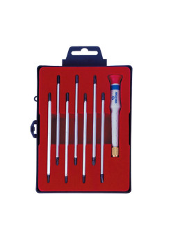 Набор прецизионная отвертка с насадками, 8 предметов KING TONY 32607MR