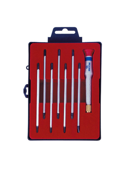 Набор прецизионная отвертка с насадками, 8 предметов KING TONY 32607MR