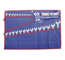 Набор комбинированных ключей, 26 предметов KING TONY 1226MRN
