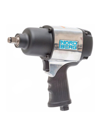 Пневмогайковерт ударный в кейсе с головками 740нм NORDBERG IT250KIT