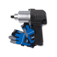 Гайковерт пневматический ударный 1/2", 678 Нм, KING TONY P33411-040E