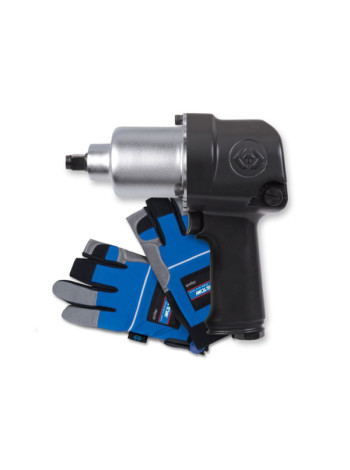 Гайковерт пневматический ударный 1/2", 678 Нм, KING TONY P33411-040E