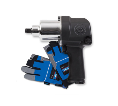 Гайковерт пневматический ударный 1/2", 881 Нм, KING TONY P33411-050E