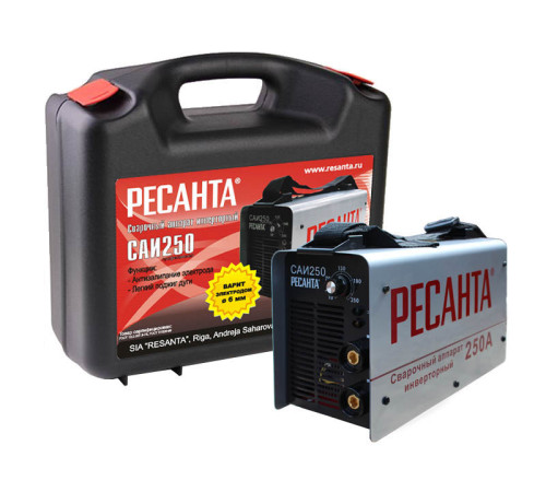 Сварочный инвертор РЕСАНТА САИ-250 в кейсе