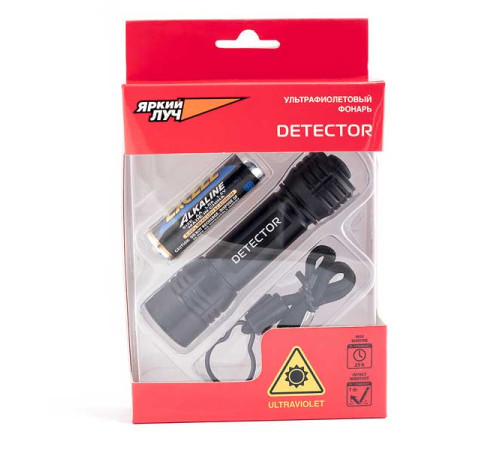 Фонарь ЯРКИЙ ЛУЧ UV-5 Detector 4606400105428