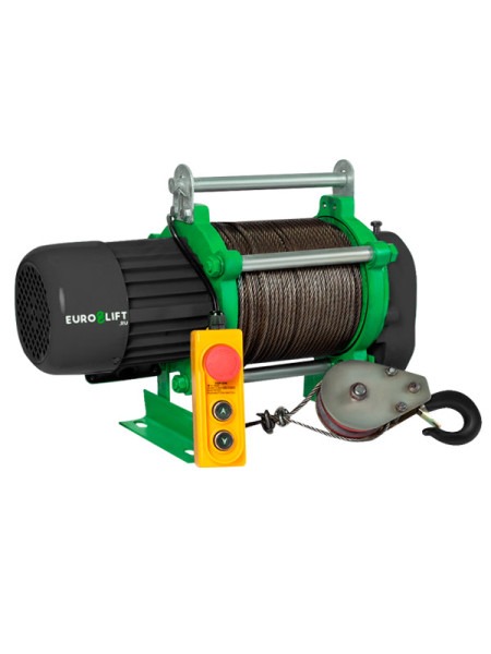 Электрическая лебедка EURO-LIFT KCD 00019829 (300/600кг, 70/35м, 380 В)
