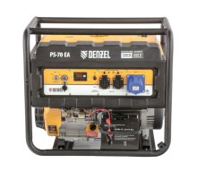 Бензиновый генератор Denzel PS 70 EA, 7,0 кВт, 230В, 25л 946894