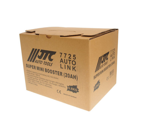 Пусковое устройство JTC мини, 12V/20Ah, 1800А 7725