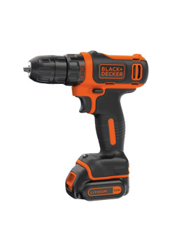 Компактная аккумуляторная дрель-шуруповерт Black&Decker 10.8В BDCDD12B-QW
