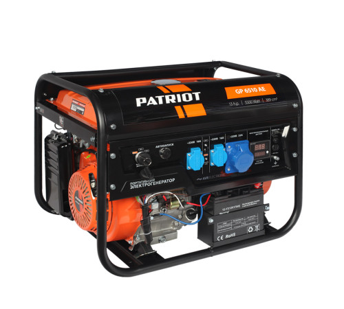 Бензиновый генератор Patriot GP 6510AE