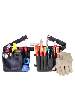 Набор электрика до 1000В сумка-пояс
