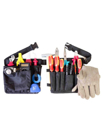 Набор электрика до 1000В сумка-пояс